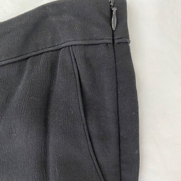 ALEXANDER WANG High Rise Black Crepe Trouser Pants Sz 8 - Picture 5 of 11